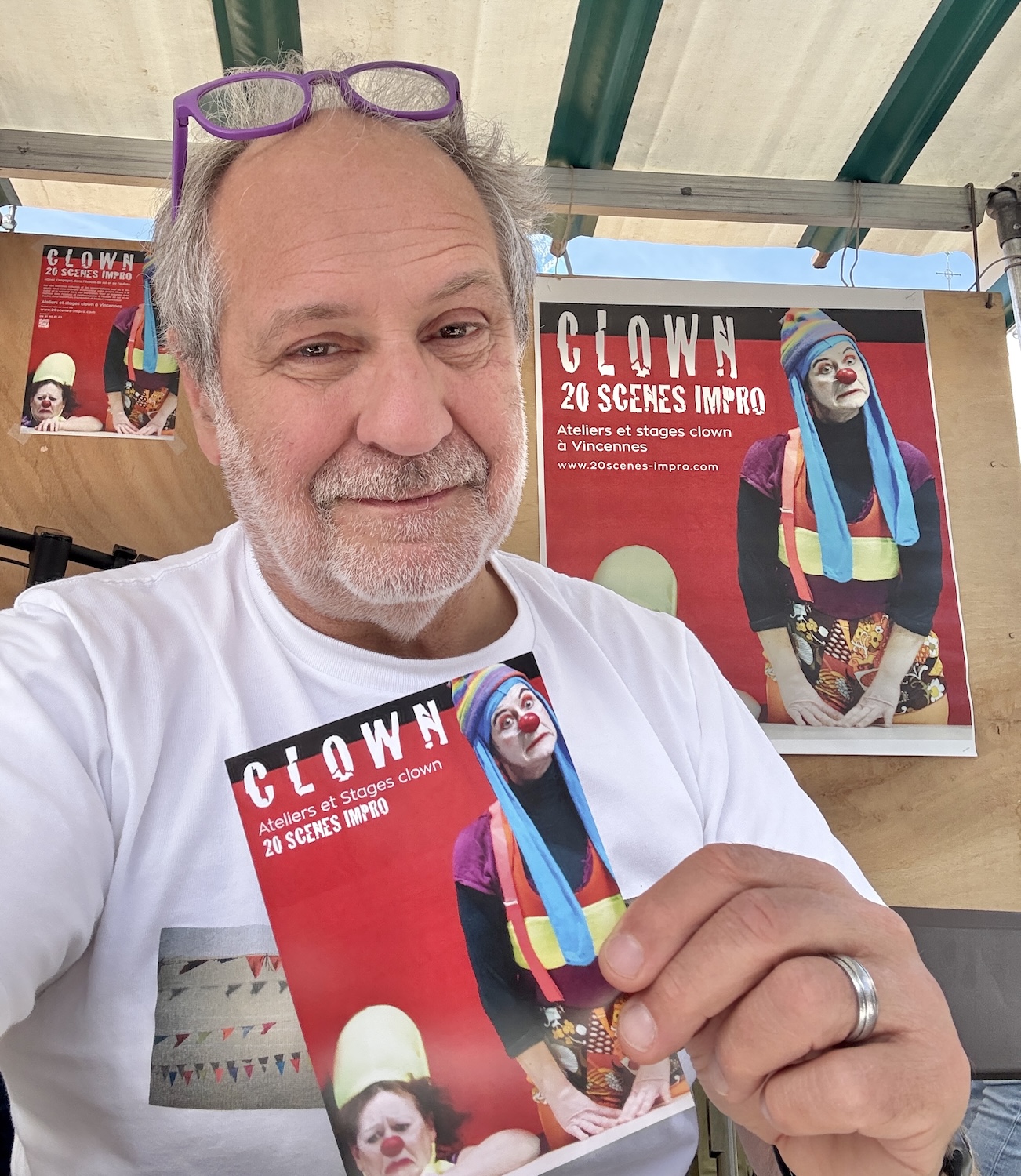 Présentation de nos ateliers clown à la journée des associations le 5 sept 2025 à Vincennes